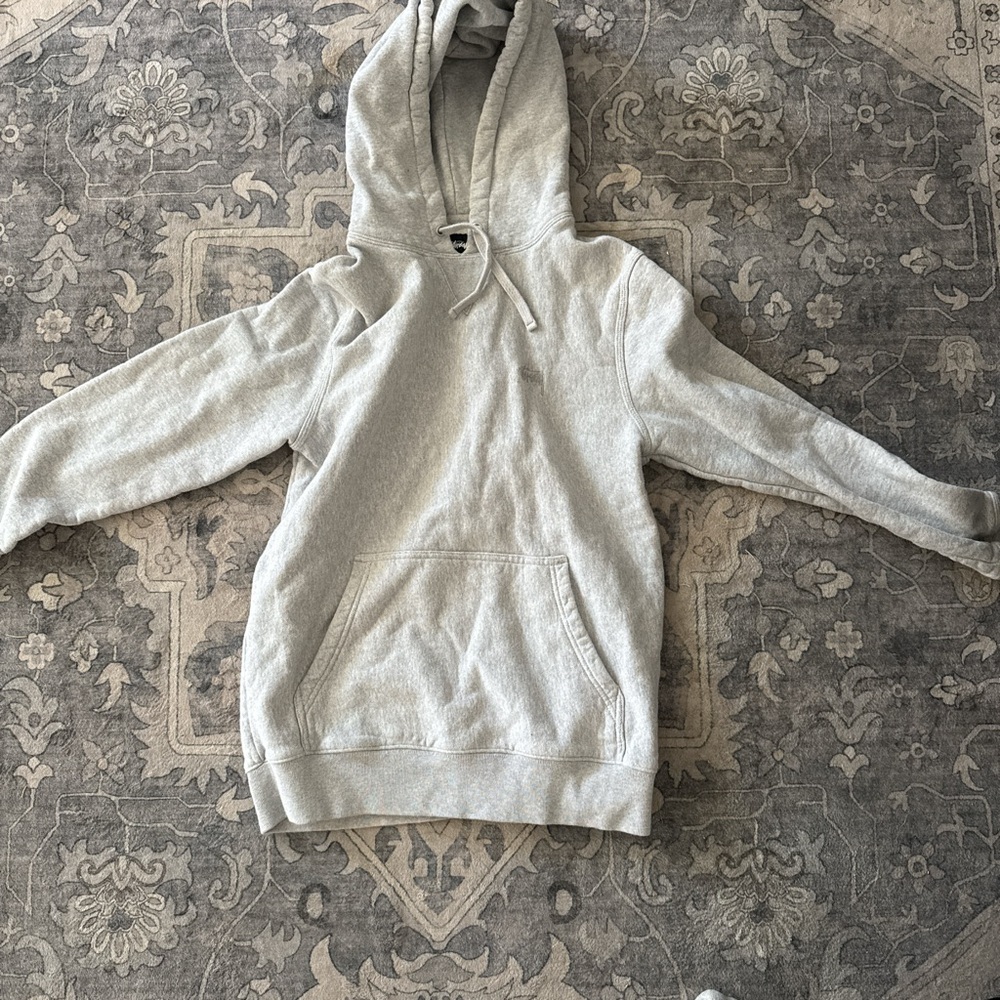 Grey stussy hoodie